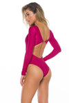 Juliane sangria One piece Swimsuit