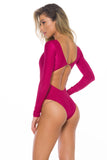 Juliane sangria One piece Swimsuit