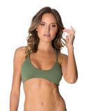 Mairin Top in Olive Green