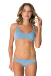 Cruz Bikini Set in Dusty Blue