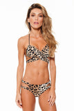 Lyb Bikini Top Leopard