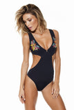 Lina Onepiece Black with Design