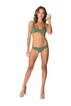Mairin Bottom in Olive Green