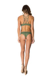 Mairin Bottom in Olive Green